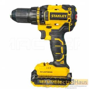 Бесщеточный аккумуляторный шуруповерт STANLEY SBD20S2K